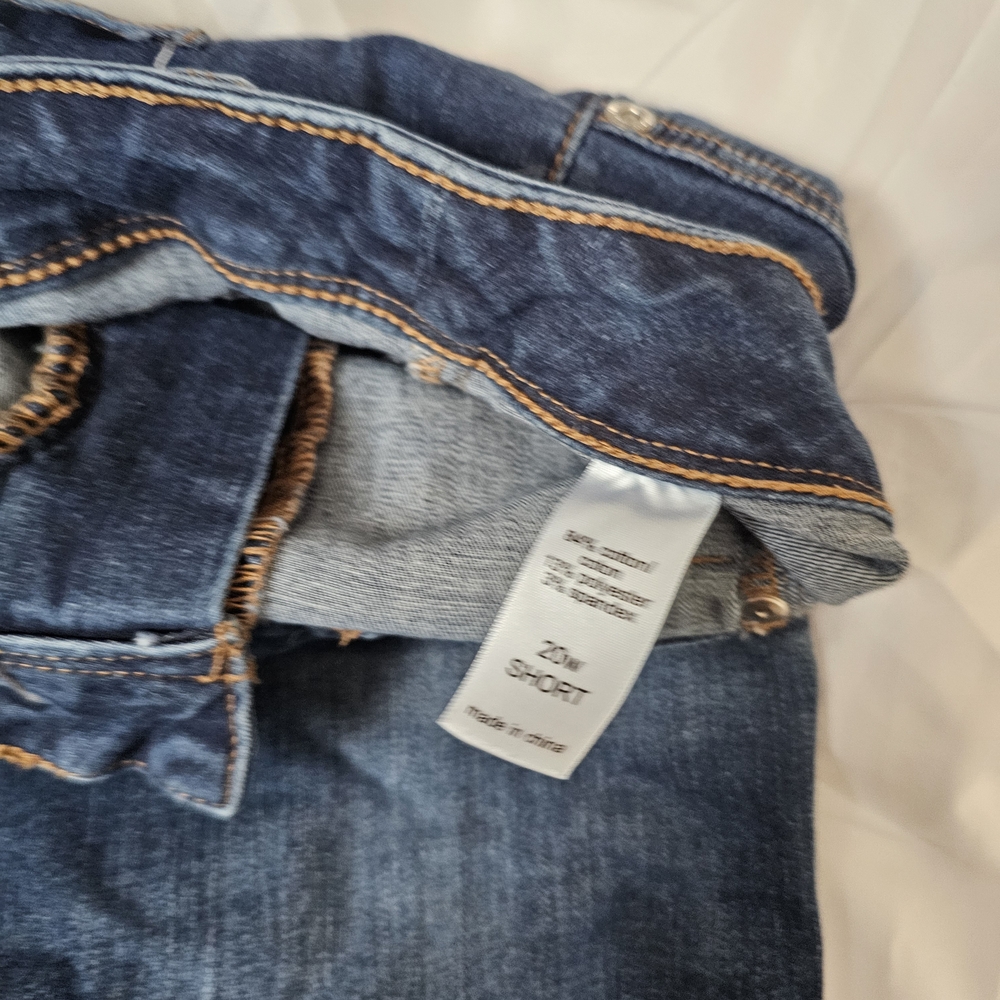Maurices Dark Blue Distressed Skinny Jeans - Picture 3 of 4